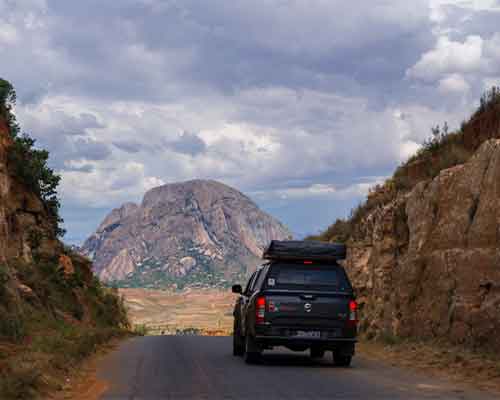 Driving in Madagascar